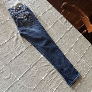 Miss Me Dark Blue Skinny Jeans